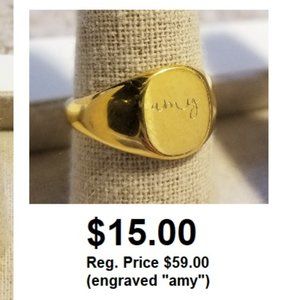 Signet Ring - Size 7